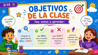 Muestra real del material de inglés, diapositiva 11