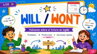 Muestra real del material de inglés, diapositiva 13