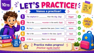 Muestra real del material de inglés, diapositiva 3