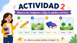 Muestra real del material de inglés, diapositiva 3