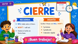 Muestra real del material de inglés, diapositiva 10